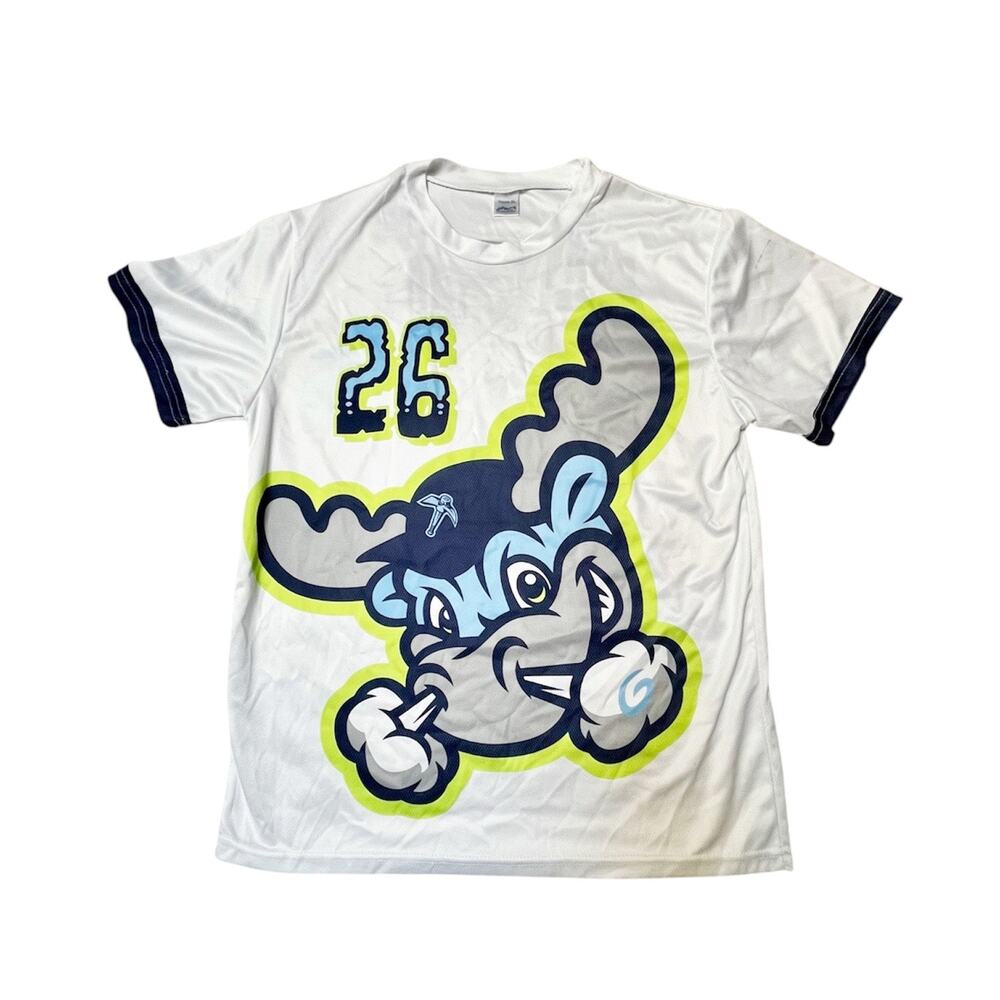 Wilmington Blue Rocks Baseball Jersey Size Youth XL